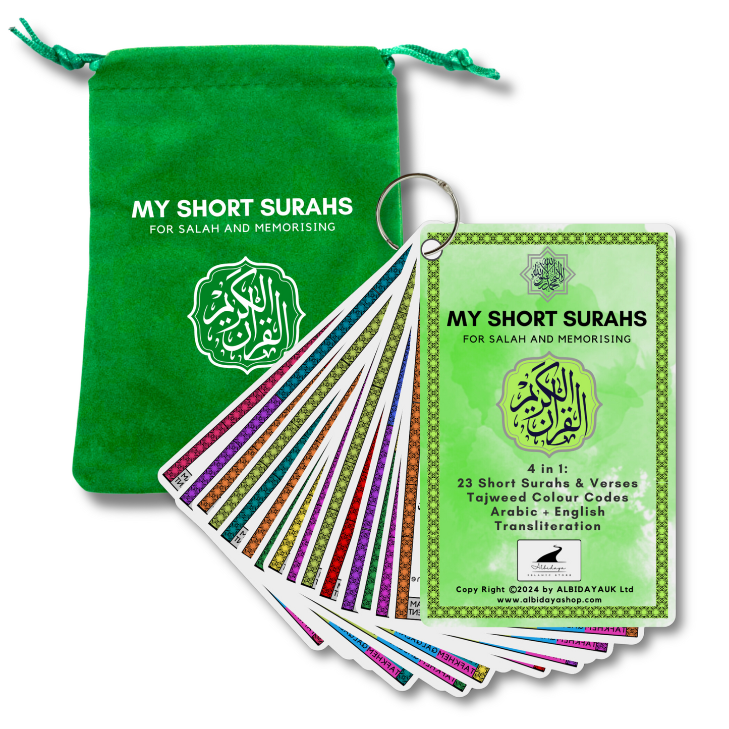Short Surah Cards With Tajweed