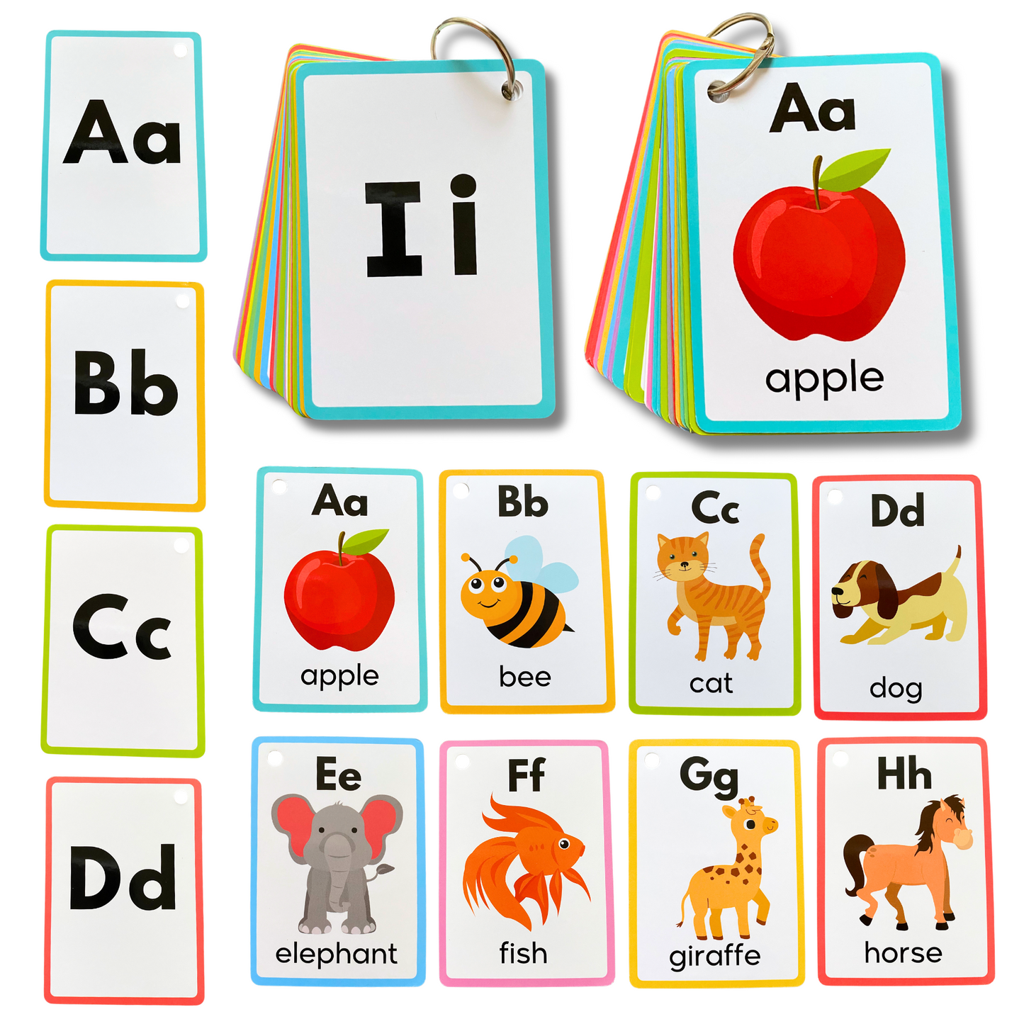 Alphabet Flash Cards - Animated Images